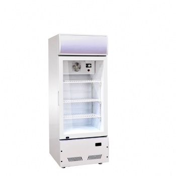 LC-150 LC-200  Single Door Beverage Cooler Merchandiser with Canopy Energy saving