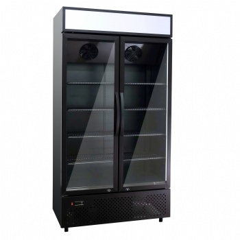 LC-600S Upright Sub Zero Display Fridge with Glass Door for Beverage Promotion