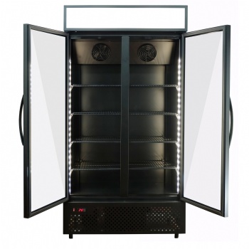 LC-600S Upright Sub Zero Display Fridge with Glass Door for Beverage Promotion