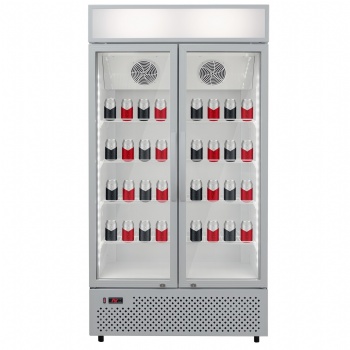 LC-800S Upright Sub Zero Display Fridge with Glass Door for Beverage Promotion