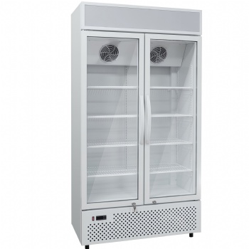 LC-800S Upright Sub Zero Display Fridge with Glass Door for Beverage Promotion