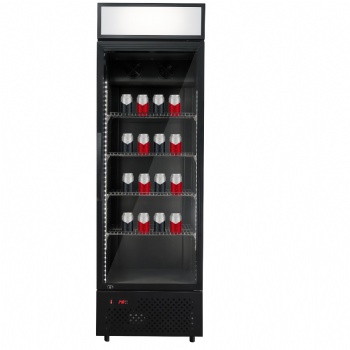 LC-480S Upright Sub Zero Display Fridge with Glass Door for Beverage Promotion