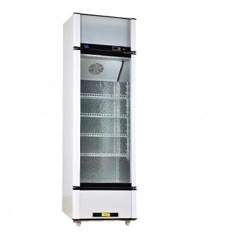 HC-320 Cool and heat convention glass door display cooler for hot drinking and food