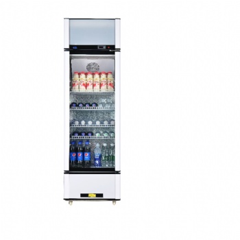 HC-320 Cool and heat convention glass door display cooler for hot drinking and food