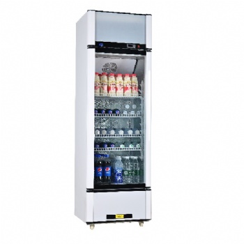 HC-320 Cool and heat convention glass door display cooler for hot drinking and food
